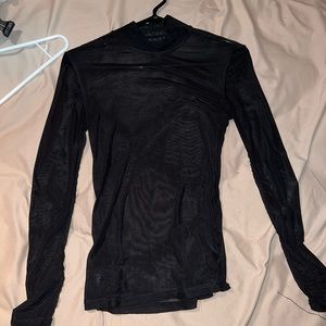Womens sheer long sleeve